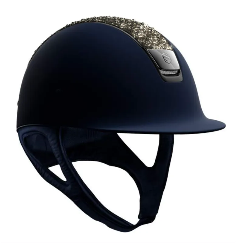 Samshield Shadowmatt Helmet with Crystal Medley Top Navy